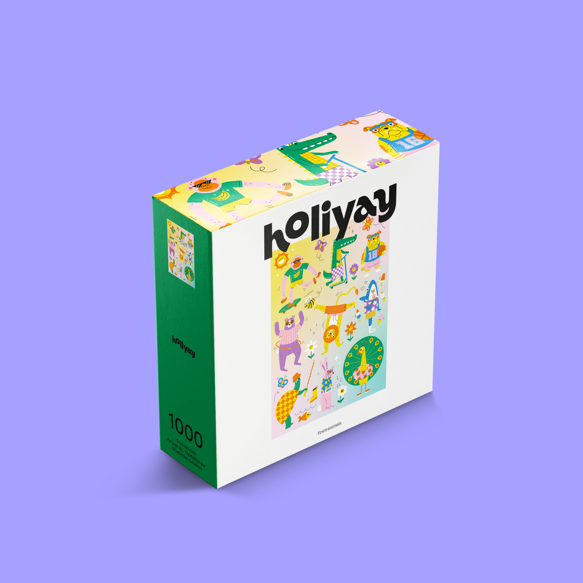 Holiyay puzzles - Animaux festifs